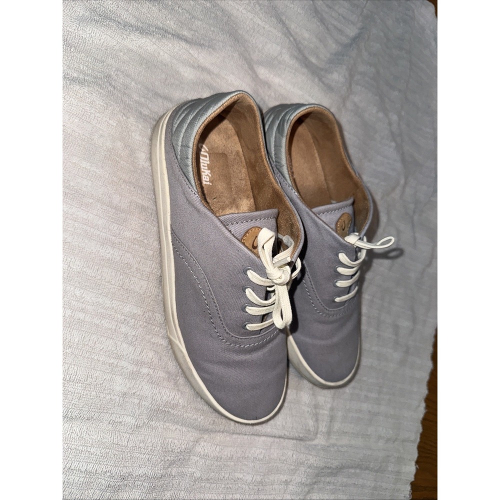 Olukai Kohu Womens 9 Shoes Everyday Casual Sneaker Shoes Gray Comfort